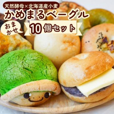ふるさと納税 亀岡市 かめまるベーグル10個セット