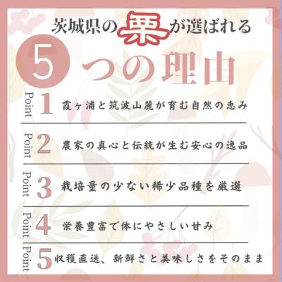 ふるさと納税 かすみがうら市 2026年度産 かすみがうら市産　焼き栗　200g×4袋　(冷蔵) |  | 02