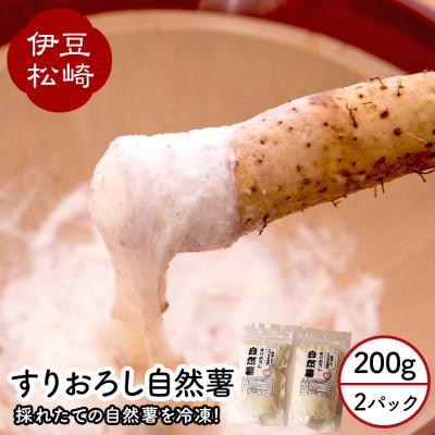 ふるさと納税 松崎町 婆娑羅農産のすりおろし自然薯 2パック