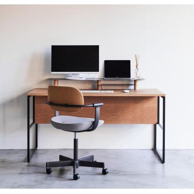 ふるさと納税 大川市 [パソコンデスク]ワアクステーション2 オーク 120×60 デスクのみ