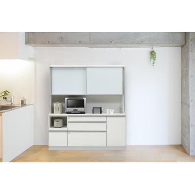 ふるさと納税 大川市 シュシュ 幅180cm カラー・高さが選べる大型高級キッチンボード ホワイト/ナチュラル/ブラウン