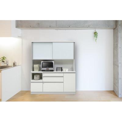 ふるさと納税 大川市 シュシュ 幅170cm カラー・高さが選べる大型高級キッチンボード ホワイト/ナチュラル/ブラウン