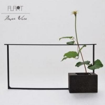 ふるさと納税 足利市 ALART[アルアート] NOIR ノワール 04 曲 花器