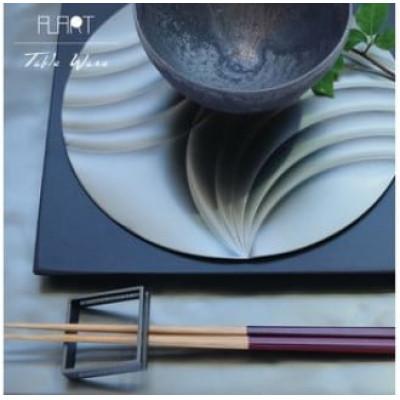 ふるさと納税 足利市 ALART[アルアート]Signage 箸置き5個2色組(グレー2個・ゴールド3個)テーブルウェア