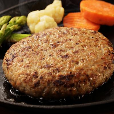 ふるさと納税 田原本町 牛壱の国産牛100%ジャンボハンバーグ 3個 300g×3個