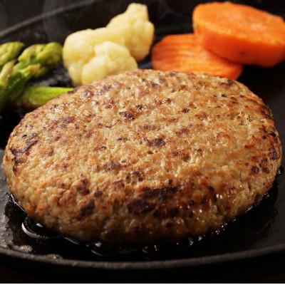 ふるさと納税 柏原市 牛壱の国産牛100%ジャンボハンバーグ 3個 300g×3個