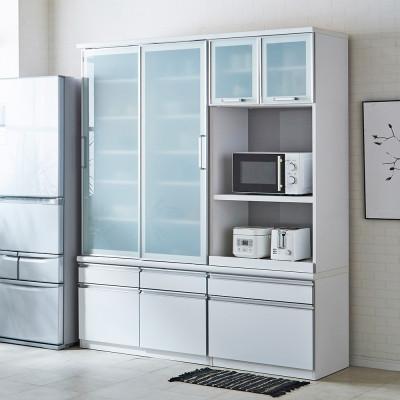 ふるさと納税 大川市 ヘネシー 幅120cm 大容量食器収納食器棚 ホワイト