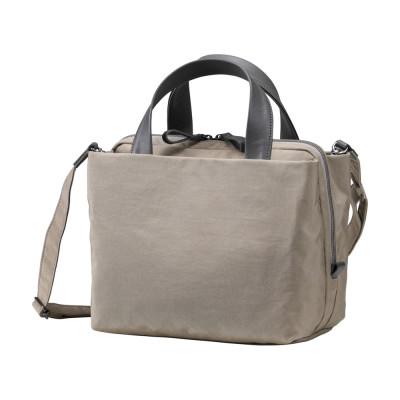 ふるさと納税 豊岡市 【豊岡鞄】TUTUMU tre mini boston bag(S4100)グレージュの画像