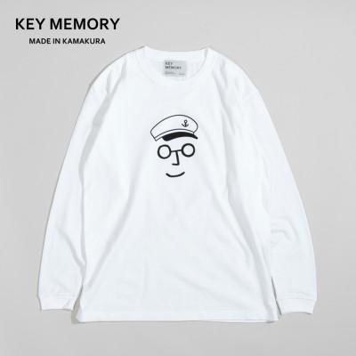ふるさと納税 鎌倉市 セーラー帽イラストロングTシャツ WHITE サイズ0