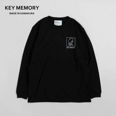 ふるさと納税 鎌倉市 ウィンドーイラストロングTシャツ　BLACK　サイズ2 | 