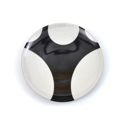 ふるさと納税 西郷村 大堀相馬焼 ふくしま焼き物旅マップ 豆皿[ムシムシランド 田村市]