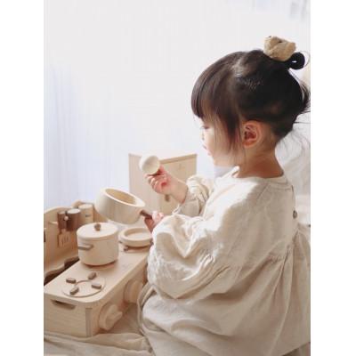 ふるさと納税 神戸市 桧のおもちゃ　アイコニーのクッキングセット |  | 03