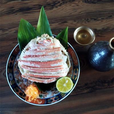 ふるさと納税 宮津市 松葉蟹 ほぐし身(特大) 活き蟹1,000g級使用[甲羅盛り]