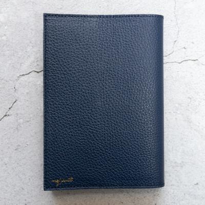 ふるさと納税 大川市 mafpinto ADRIALINEブックカバー四六判サイズネイビー