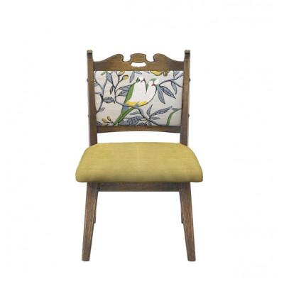 ふるさと納税 神戸市 創業150年老舗洋家具屋の小椅子ポロチェア[Lovebird-yellow/Low type]