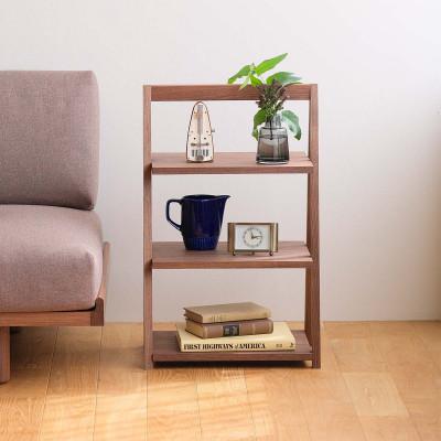 ウォルナット　3段　シェルフ　ハンドメイド　家具 ふるさと納税 府中市 府中市の家具 インテリアシェルフ3段