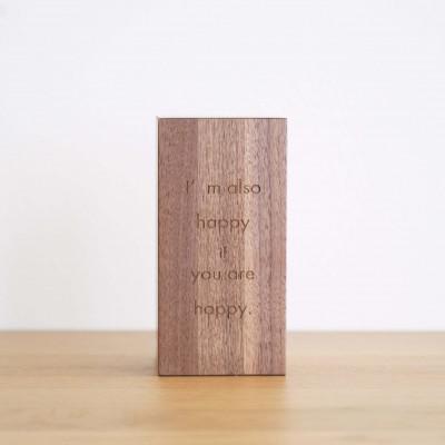 ふるさと納税 府中市 府中市の家具 ハッピーブックスタンド Lサイズ ウォールナット材