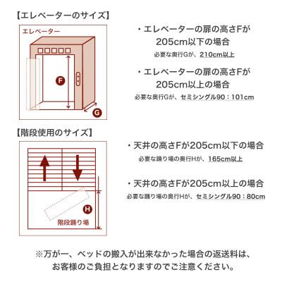 エゼル ステージベッド ダブル フレーム単品 棚コンセント付き 高さ２段階調整 すのこベッド ステージベッド 脚付きベッド フロアベッド 【大型家具配送】 | ベッド・マットレス通販専門店 ネルコンシェルジュ neruco