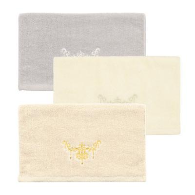 ふるさと納税 小野市 NYNAS シャンティ ハンドタオル3枚セット シャンパンゴールド/プラチナ/シルバー