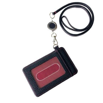 ふるさと納税 新庄市 Carino Homme カリーノオム ID&amp;パスケースリール付き/レッド