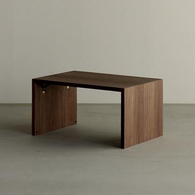 ふるさと納税 大川市 スーパースリム 600 ウォールナット 60×40×29.5 大川市 WAプラスのテーブル