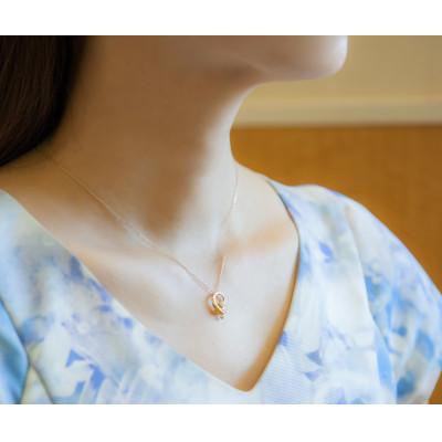 ふるさと納税 藤沢市 Calla K10ダイヤモンド パールネックレス_3