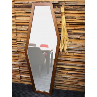 ふるさと納税 大川市 Ricca-mirror・姿見ミラー[ウォールナット]