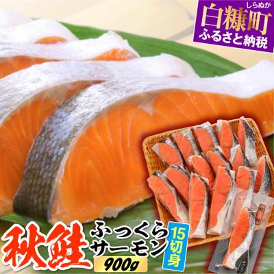 ふるさと納税 白糠町 秋鮭ふっくらサーモン[15切れ入り(900g)]