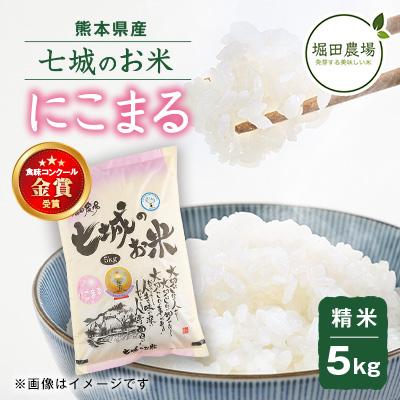 ふるさと納税 菊池市 [熊本県産] 七城のお米 にこまる 5kg 米食味分析鑑定コンクール金賞受賞
