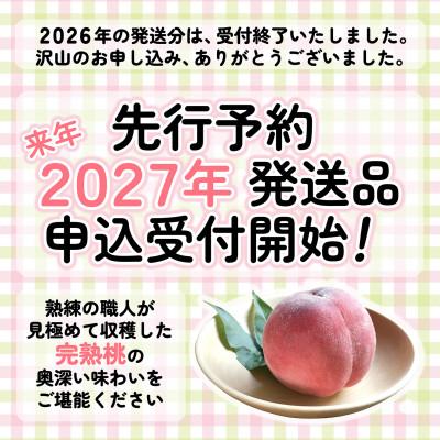 ふるさと納税 山梨市 【2027年 先行受付】 桃 約2kg 5〜6玉 朝もぎ直送! 旬の完熟『桃』選び抜かれた桃 |  | 01