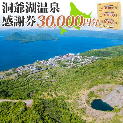 ふるさと納税 洞爺湖町 洞爺湖温泉感謝券 30,000円分 北海道 洞爺湖町 | 