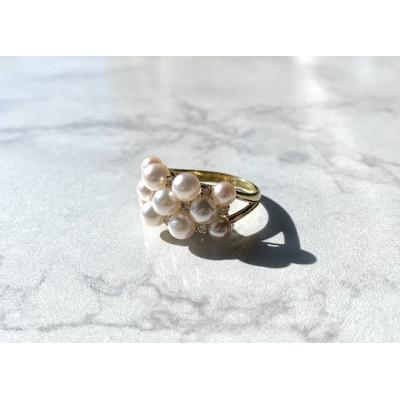 ふるさと納税 鳥羽市 あこや真珠リング(18号) 500-17