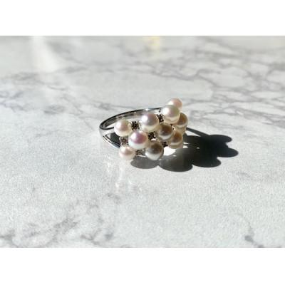 ふるさと納税 鳥羽市 あこや真珠リング(17号) 500-18