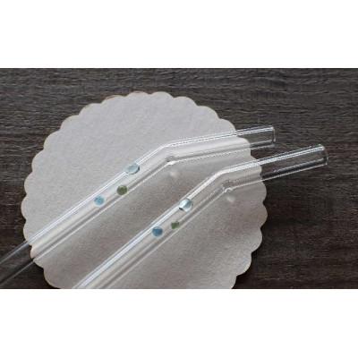 ふるさと納税 米原市 ガラスのストローセット(カーブタイプ)