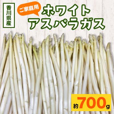 ふるさと納税 東かがわ市 ご家庭用ホワイトアスパラガス 約700g