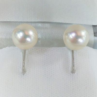 ふるさと納税 鳥羽市 あこや本真珠イヤリング9mm花珠(真珠科学研究所鑑別書) 500-15