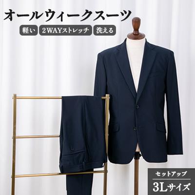 ふるさと納税 旭市 千葉県旭市 オールウィークスーツセットアップ 3Lサイズ