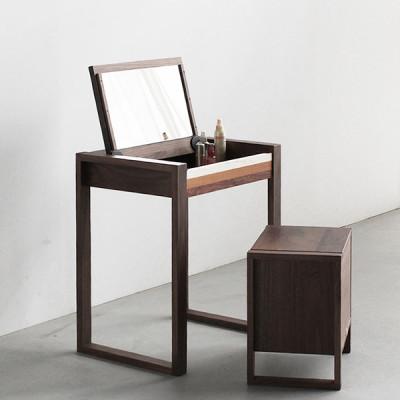 ふるさと納税 大川市 ドレッサー PATEL600 デスク兼用 ウォールナット/オーク 大川市