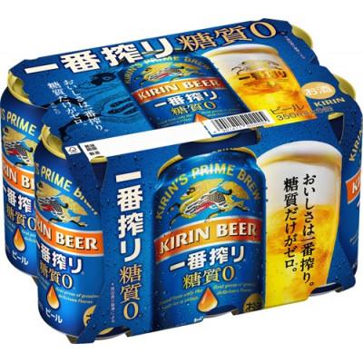 ふるさと納税 神戸市 キリンビール神戸工場製造　キリン一番搾り 糖質ゼロ350ml6缶パック(4入)×1ケース(計24本) |  | 02