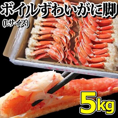 ふるさと納税 亘理町 ボイル ずわいがに 脚 5kg Lサイズ