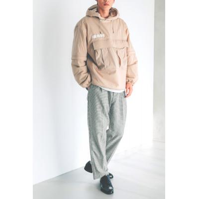 ふるさと納税 青森市 [KAPOK KNOT] カンガルーパーカー UNISEX ベージュMサイズ 1着 カポック ダウン