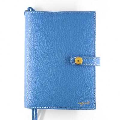 ふるさと納税 大川市 mafpinto ADRIALINE 手帳カバー A6[文庫]サイズ 本革 フレッシュブルー