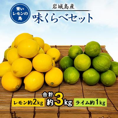 ふるさと納税 上島町 青いレモンの島 レモン約2kgとライム約1kg[味くらべセット]