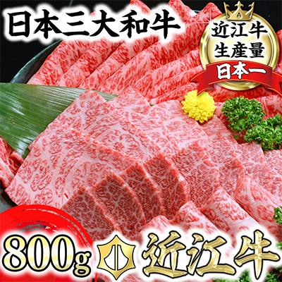 ふるさと納税 近江八幡市 近江牛A5ランク焼肉・すき焼セット[800g]