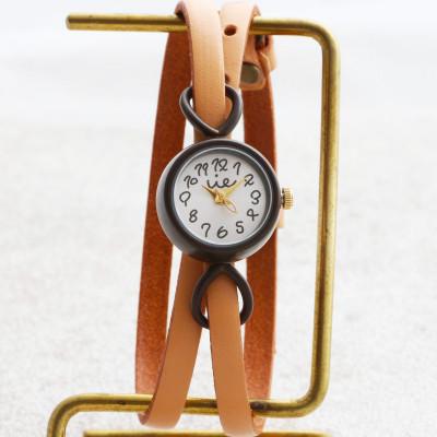 ふるさと納税 大津市 [ブレスレットウォッチ]上品なシルバーフェイスとイタリアンレースの組み合せ ベルトカラー:ヌメ