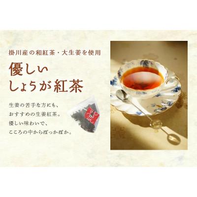 ふるさと納税 掛川市 優しいしょうが紅茶「ジンジャーティー」(紅茶、生姜、共に掛川産)ティーバッグ2g×13入り×5袋 |  | 03