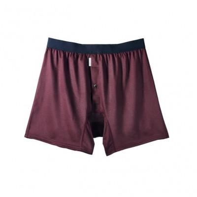 ふるさと納税 足利市 メンズ下着 ニットトランクス (XL・ボルドー) ZIVANE 締め付け感のない/ジバン