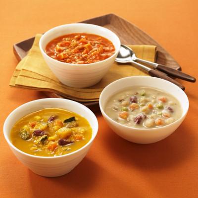 ふるさと納税 新発田市 カゴメ 野菜たっぷりスープ 3種 計9食セット