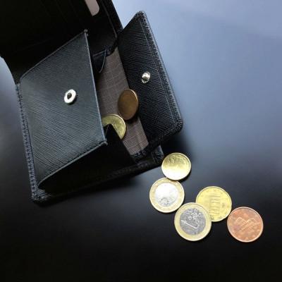 ふるさと納税 新庄市 LUEGOのGrace Homme グレースオム 二つ折り財布/ブラック |  | 02