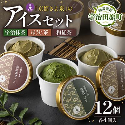 ふるさと納税 宇治田原町 京都きよ泉のアイスセット12個セット (宇治